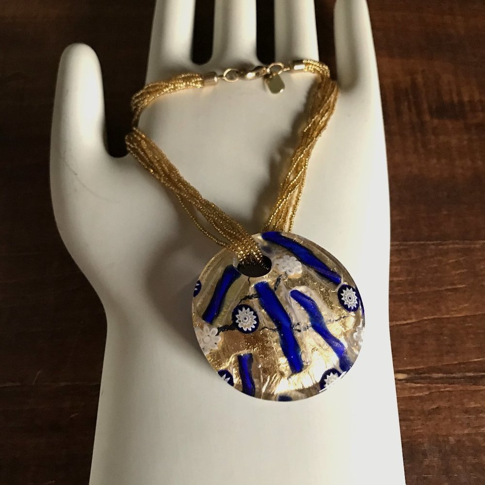 Murano Glass Pendant Necklace
